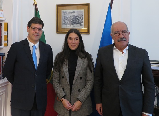لقاء مع وزير الدولة للتدويل في البرتغال