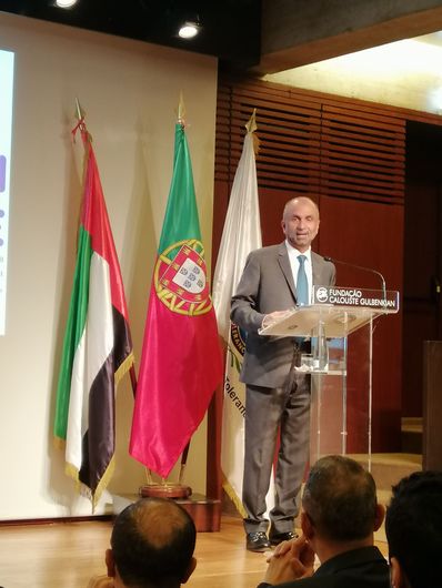 Conferência sobre Tolerância e Paz pelo Doutor Ahmed Bin Mohammed Al Jarwan